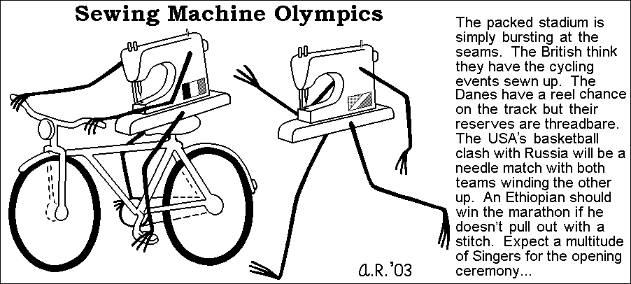 Sewing Machine Olympics