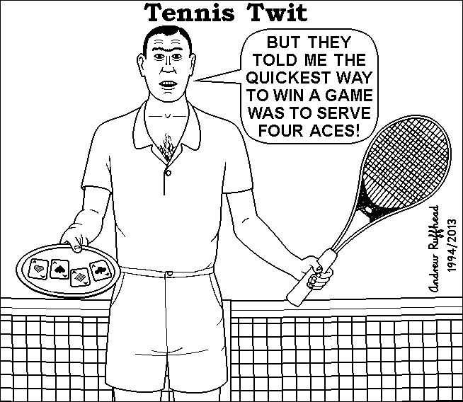 Tennis Twit Serving Aces