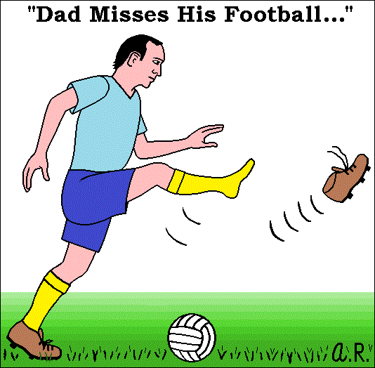 Dad Misses His Football