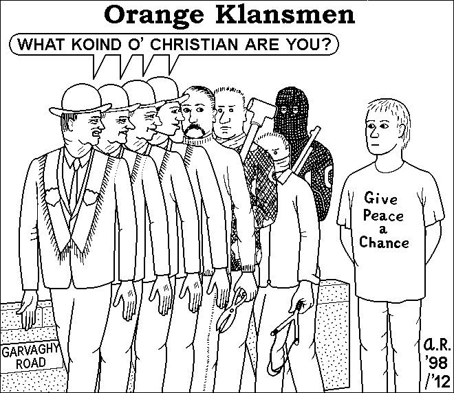Orange Order Cartoon
