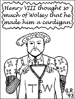Henry VIII Honours Thomas Wolsey