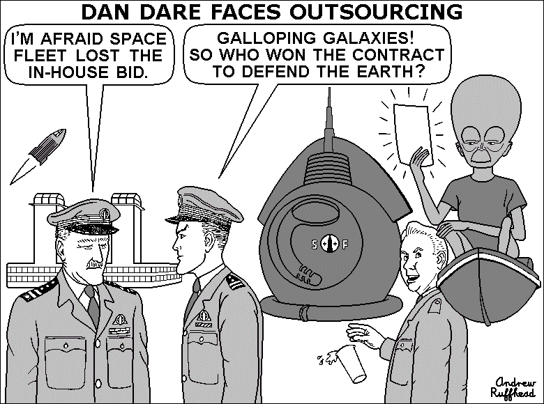 Dan Dare Outsourced